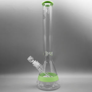 Milky Green — 18" Color Band Beaker (view 4)