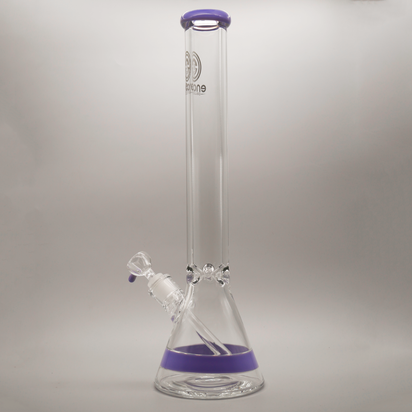 18" Encore Collection Color Band Beaker Bong Assorted Colors