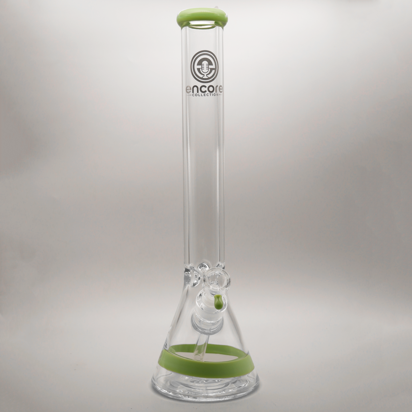 18" Encore Collection Color Band Beaker Bong Assorted Colors