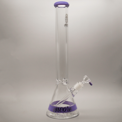 18" Encore Collection Color Band Beaker Bong Assorted Colors