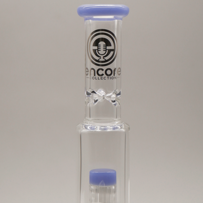 9" Encore Collection Mini Diamond Pounder Beaker Bong w/ Matrix and Assorted Color Accents