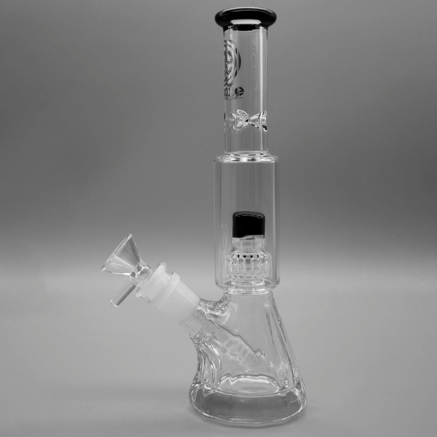 Black — Diamond Pounder Mini Beaker Bong (view 4)