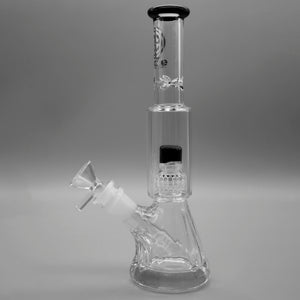 Black — Diamond Pounder Mini Beaker Bong (view 4)