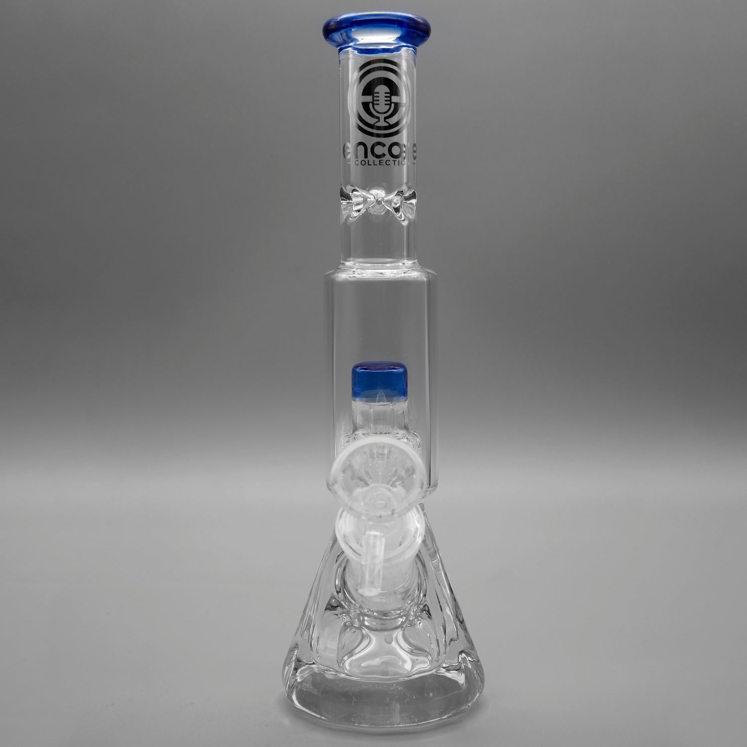 Blue — Diamond Pounder Mini Beaker Bong (view 5)