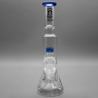 Blue — Diamond Pounder Mini Beaker Bong (view 5)