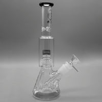 Gray — Diamond Pounder Mini Beaker Bong (view 2)