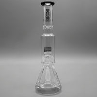 Gray — Diamond Pounder Mini Beaker Bong (view 3)