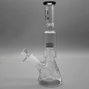Gray — Diamond Pounder Mini Beaker Bong (view 4)