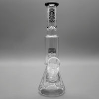 Gray — Diamond Pounder Mini Beaker Bong (view 5)