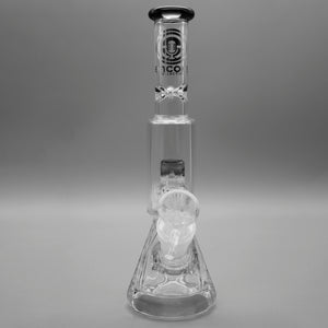 Gray — Diamond Pounder Mini Beaker Bong (view 5)