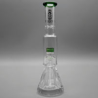 Green — Diamond Pounder Mini Beaker Bong (view 3)