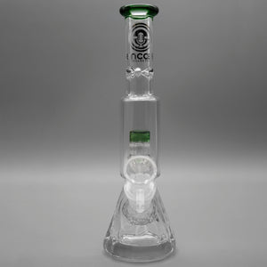 Green — Diamond Pounder Mini Beaker Bong (view 5)