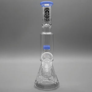 Jade Blue — Diamond Pounder Mini Beaker Bong (view 5)