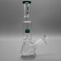 Teal — Diamond Pounder Mini Beaker Bong (view 2)