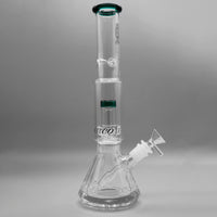 Teal — 12" Diamond Pounder Beaker (view 2)