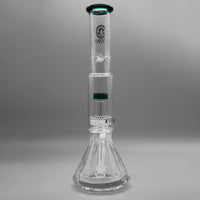 Teal — 12" Diamond Pounder Beaker (view 3)