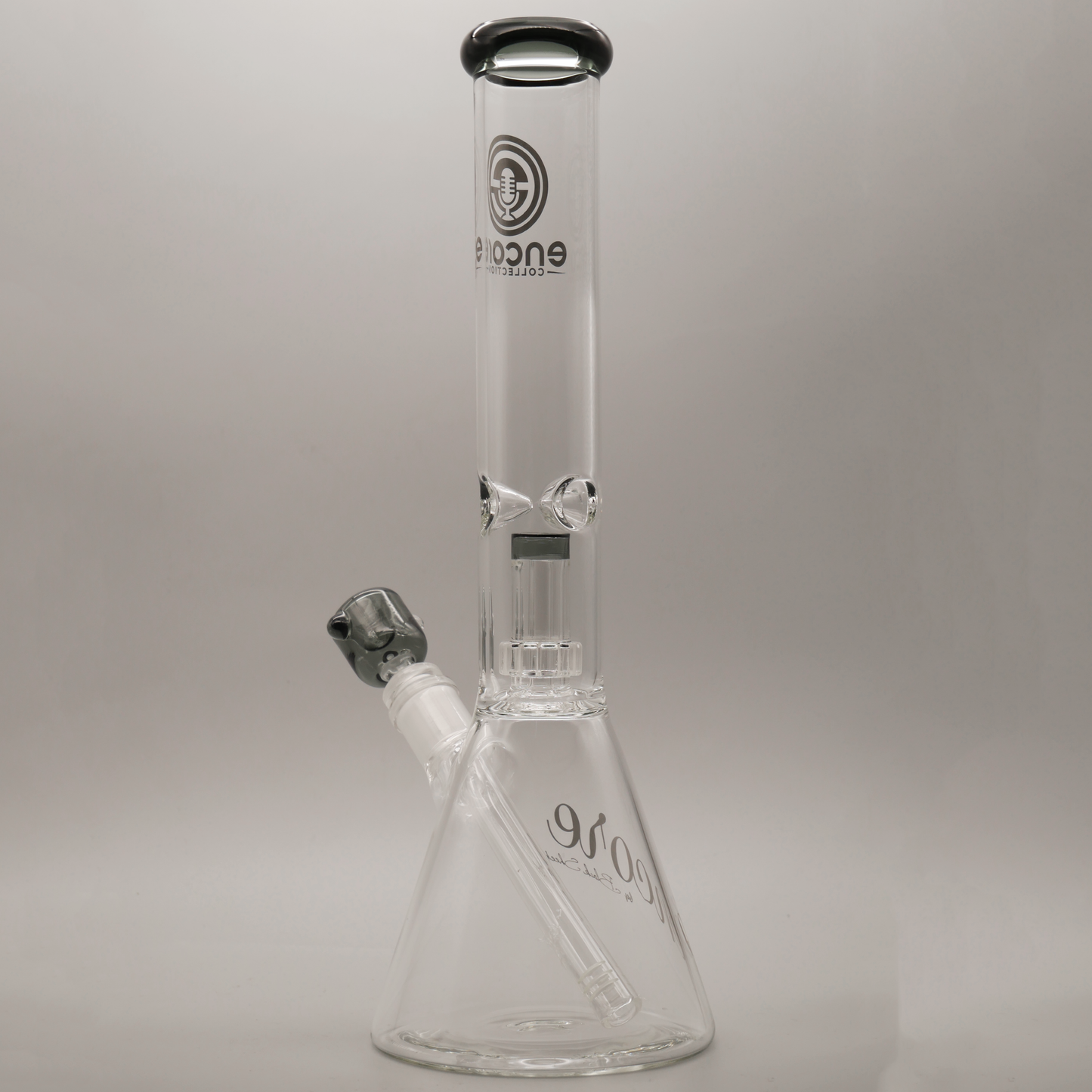 14'' Encore Collection Beaker Bong w/ Showerhead & Assorted Color Accents