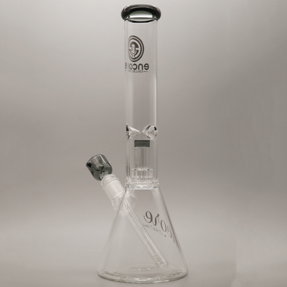 14'' Encore Collection Beaker Bong w/ Showerhead & Assorted Color Accents