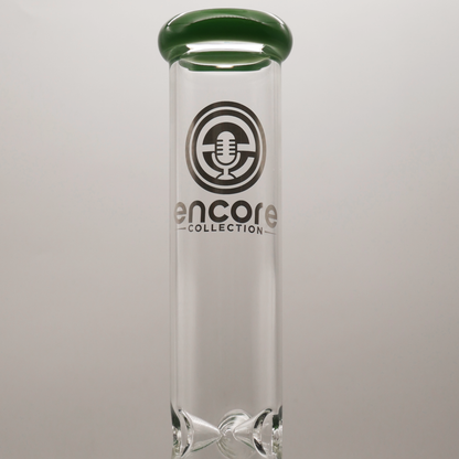 14'' Encore Collection Beaker Bong w/ Showerhead & Assorted Color Accents