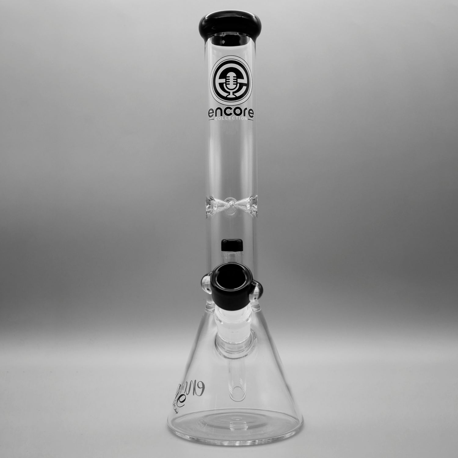 Black — 14" 44mm Beaker w/ Showerhead (view 2)