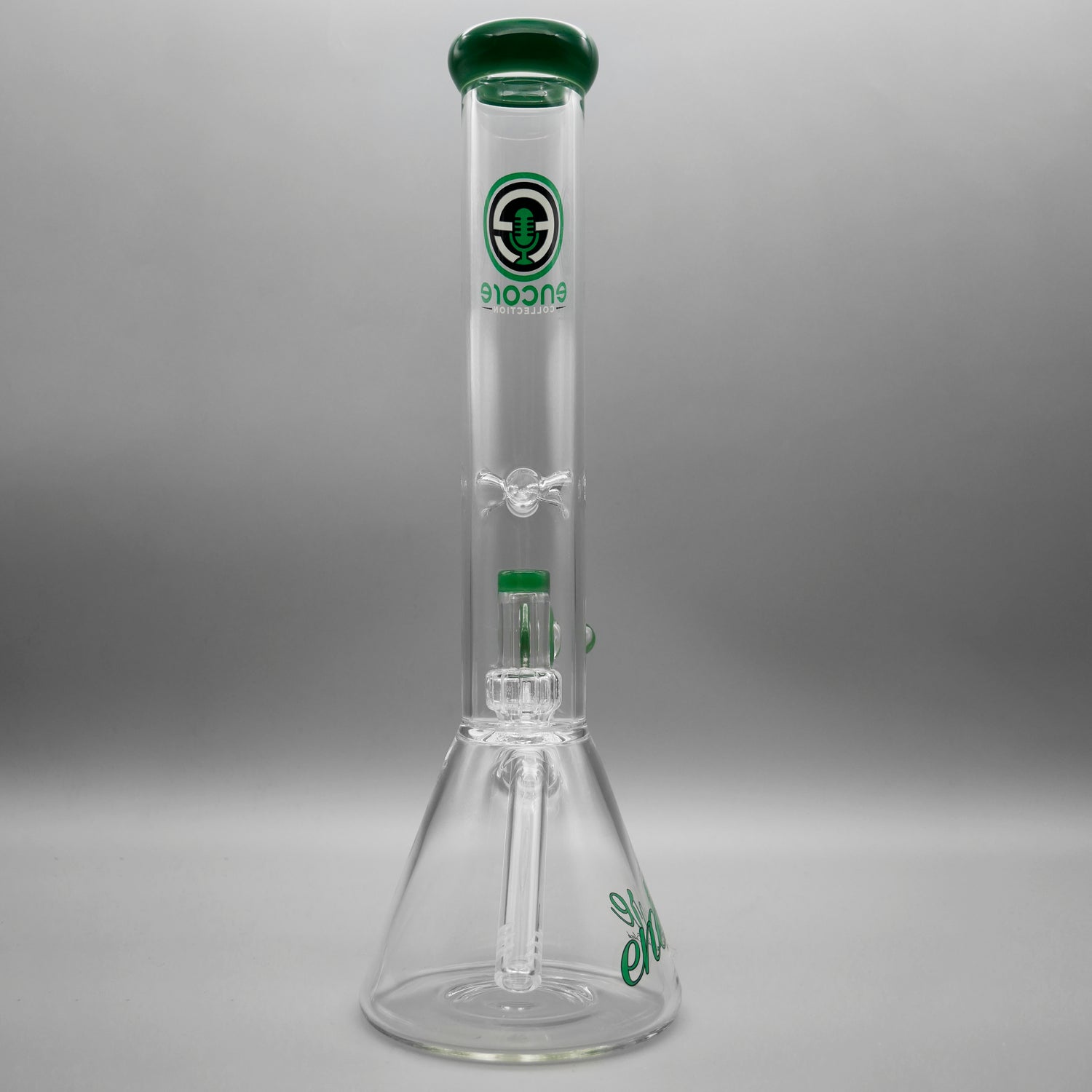 Jade Green — 14" 44mm Beaker w/ Showerhead (view 2)