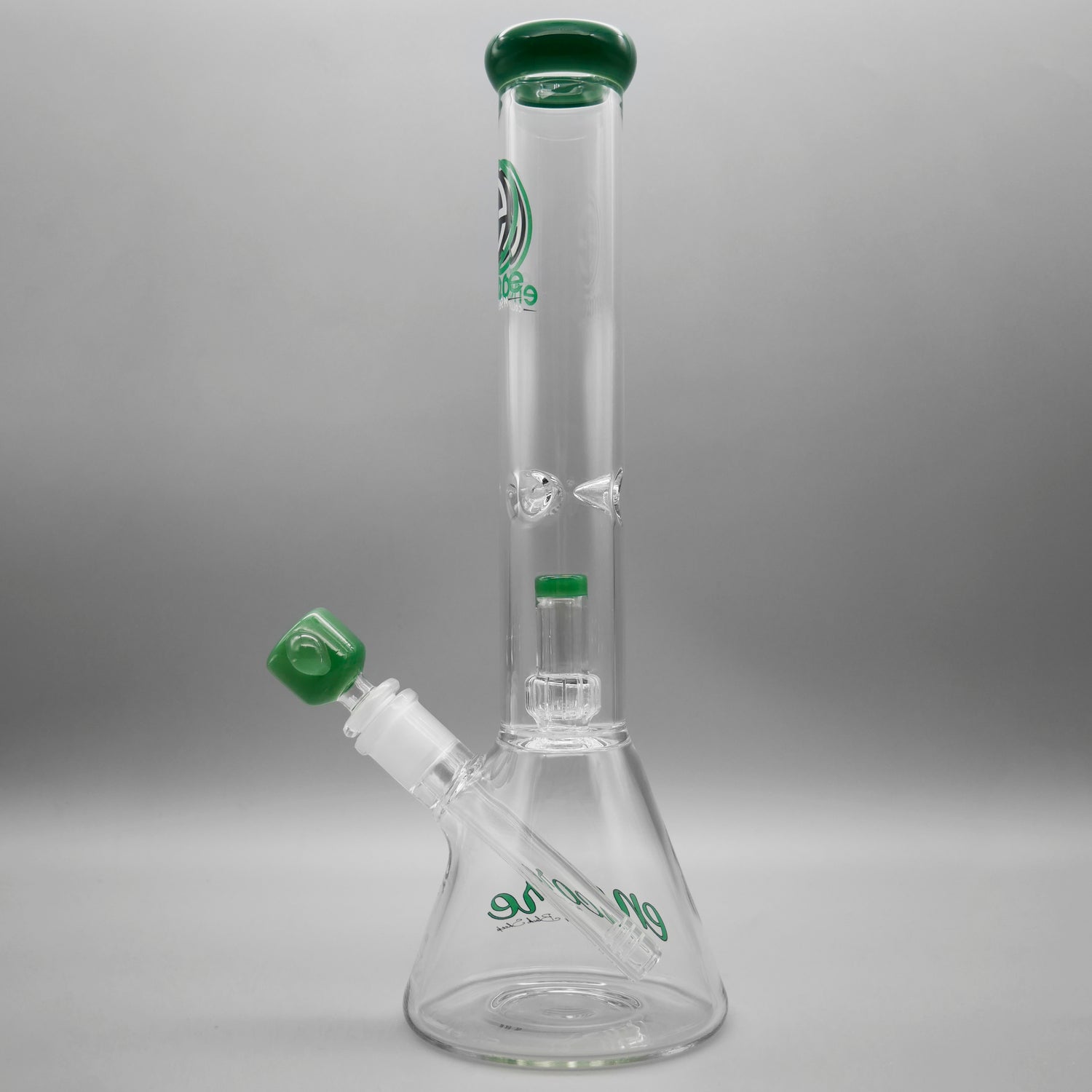 Jade Green — 14" 44mm Beaker w/ Showerhead (view 3)