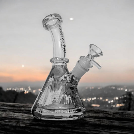 8" Encore Collection Diamond Pounder Bent Neck Beaker Bong