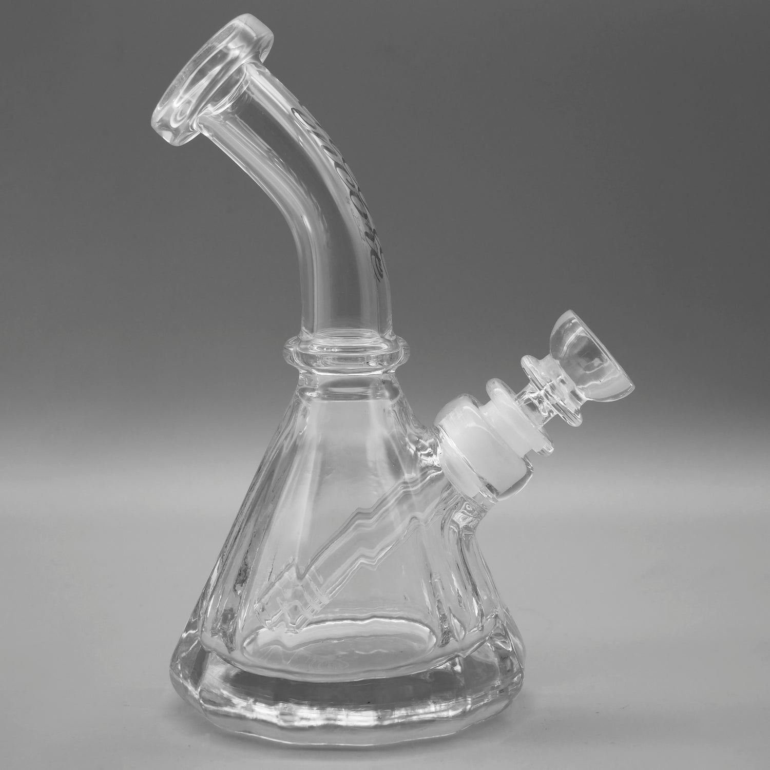 8" Encore Collection Diamond Pounder Bent Neck Beaker Bong