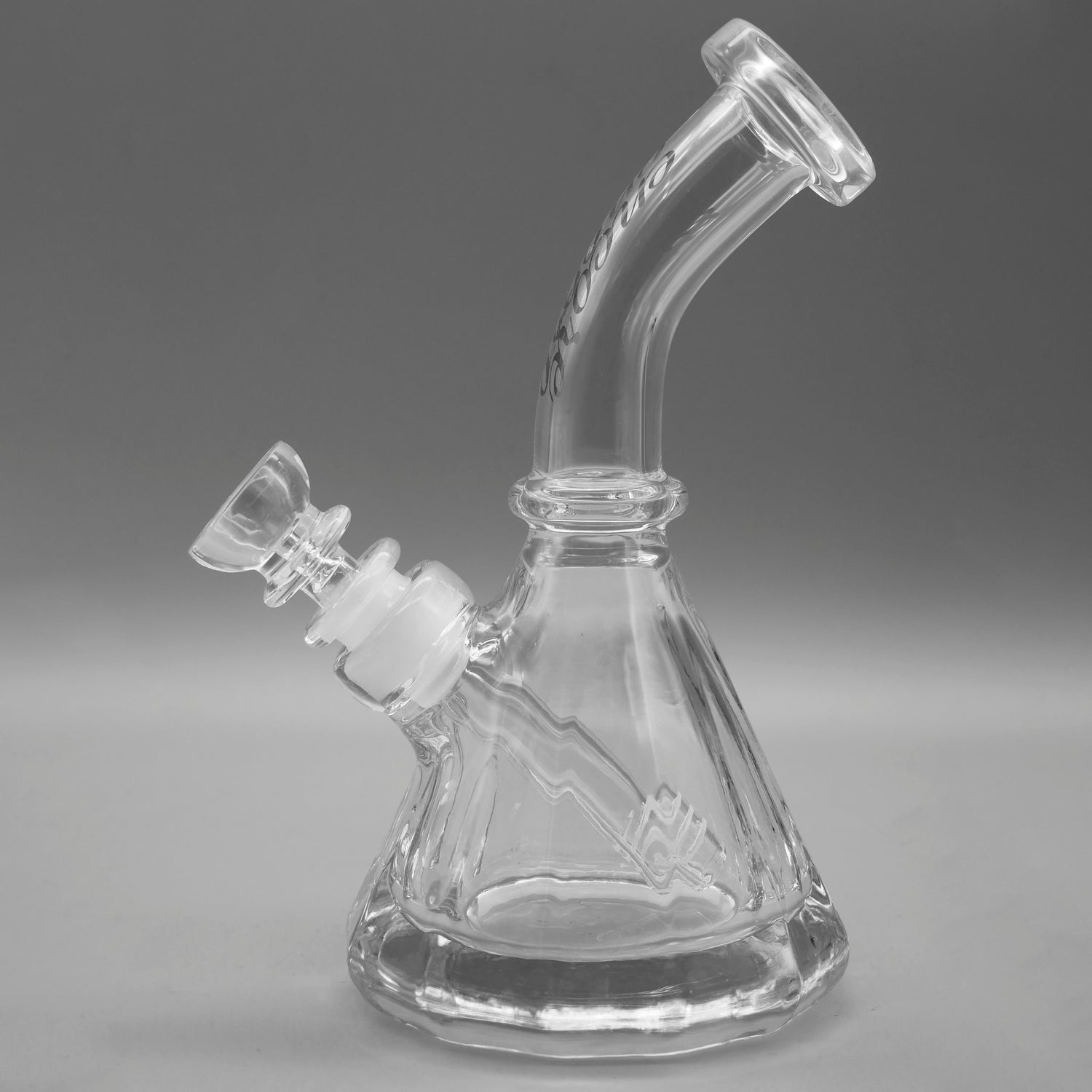 8" Encore Collection Diamond Pounder Bent Neck Beaker Bong