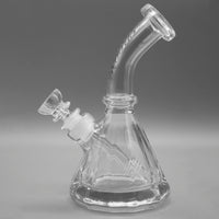 8" Encore Collection Diamond Pounder Bent Neck Beaker Bong