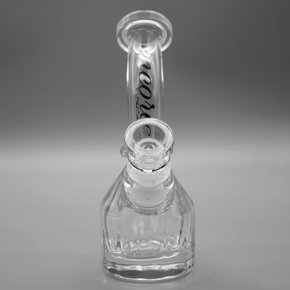 Encore Collection 7" Heavy Mini Bent Neck Hennessy Base Traveler Bong