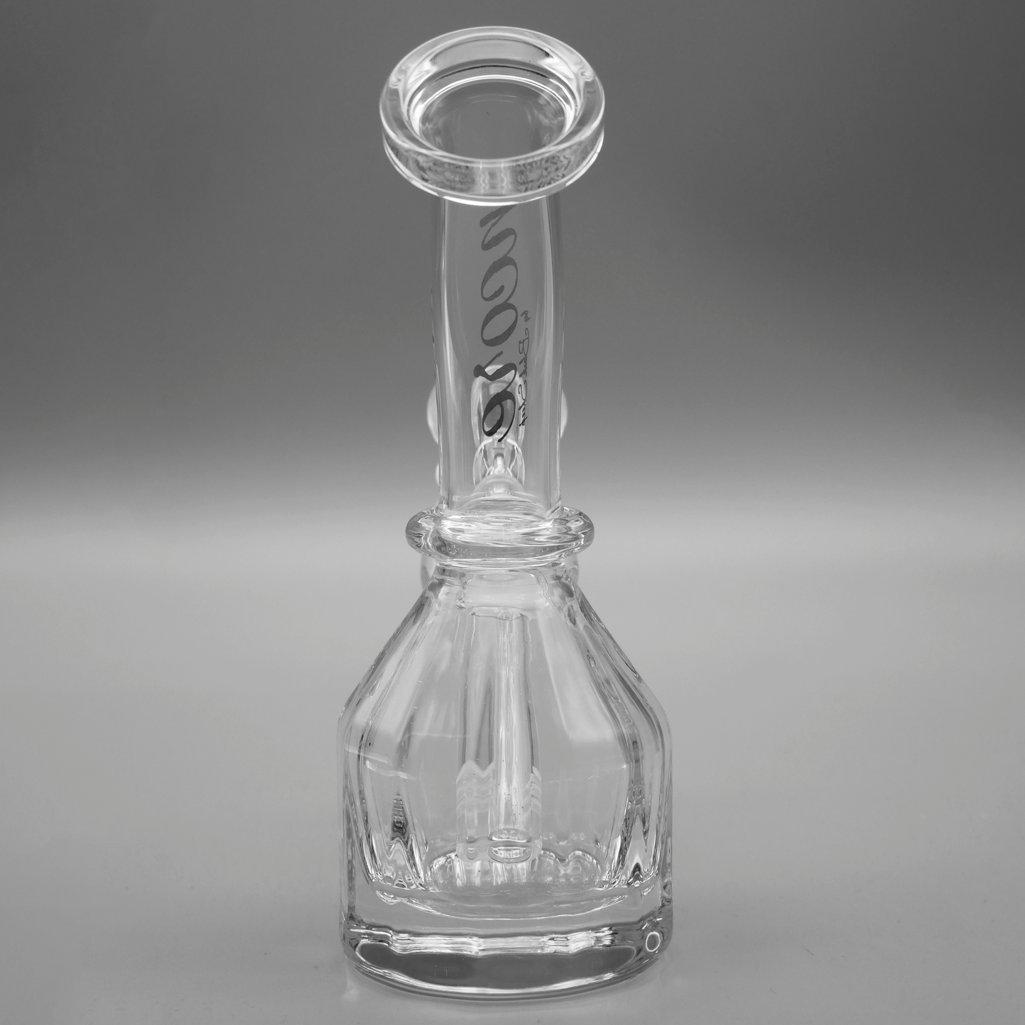 Encore Collection 7" Heavy Mini Bent Neck Hennessy Base Traveler Bong