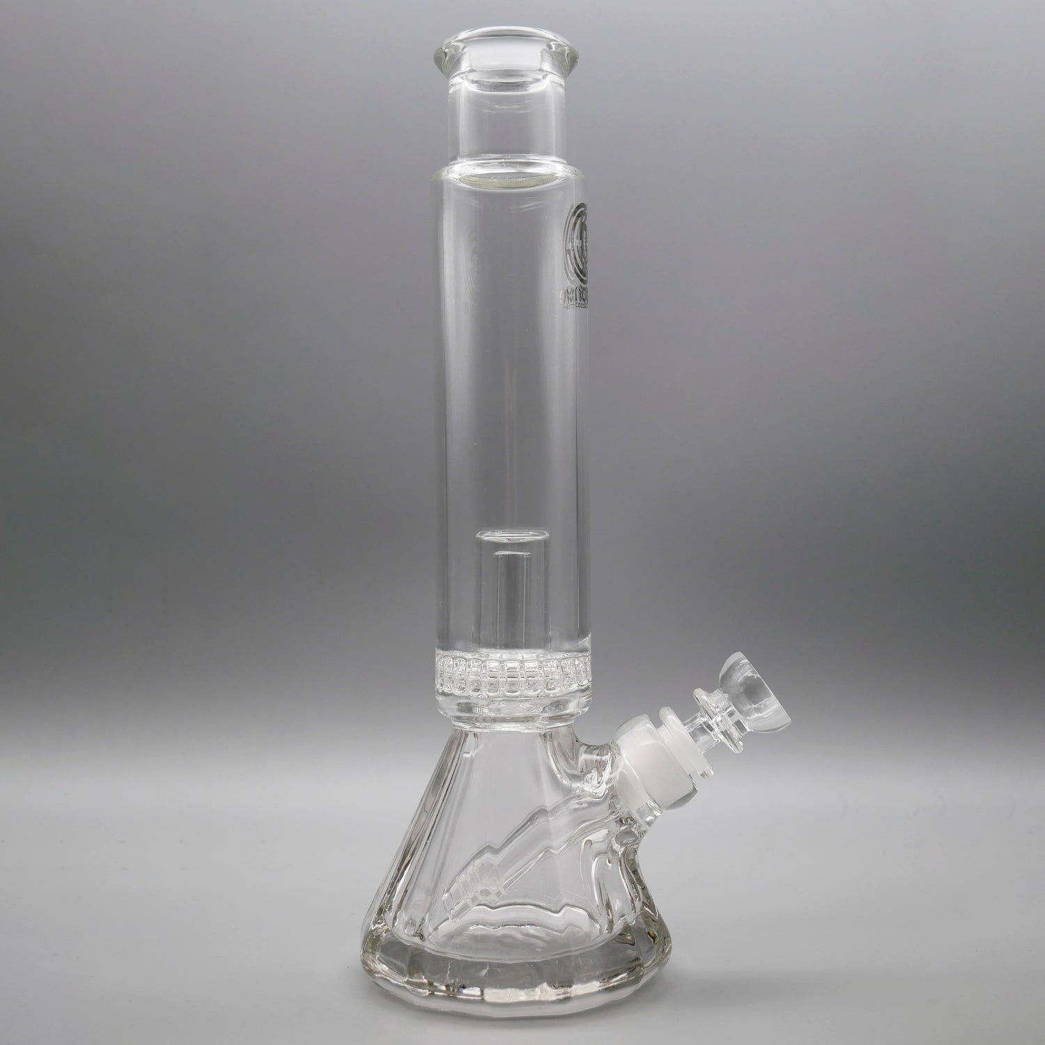 12" Encore Collection Diamond Pounder Beaker Bong w/ Ratchet Perc