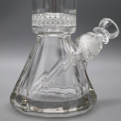 12" Encore Collection Diamond Pounder Beaker Bong w/ Ratchet Perc