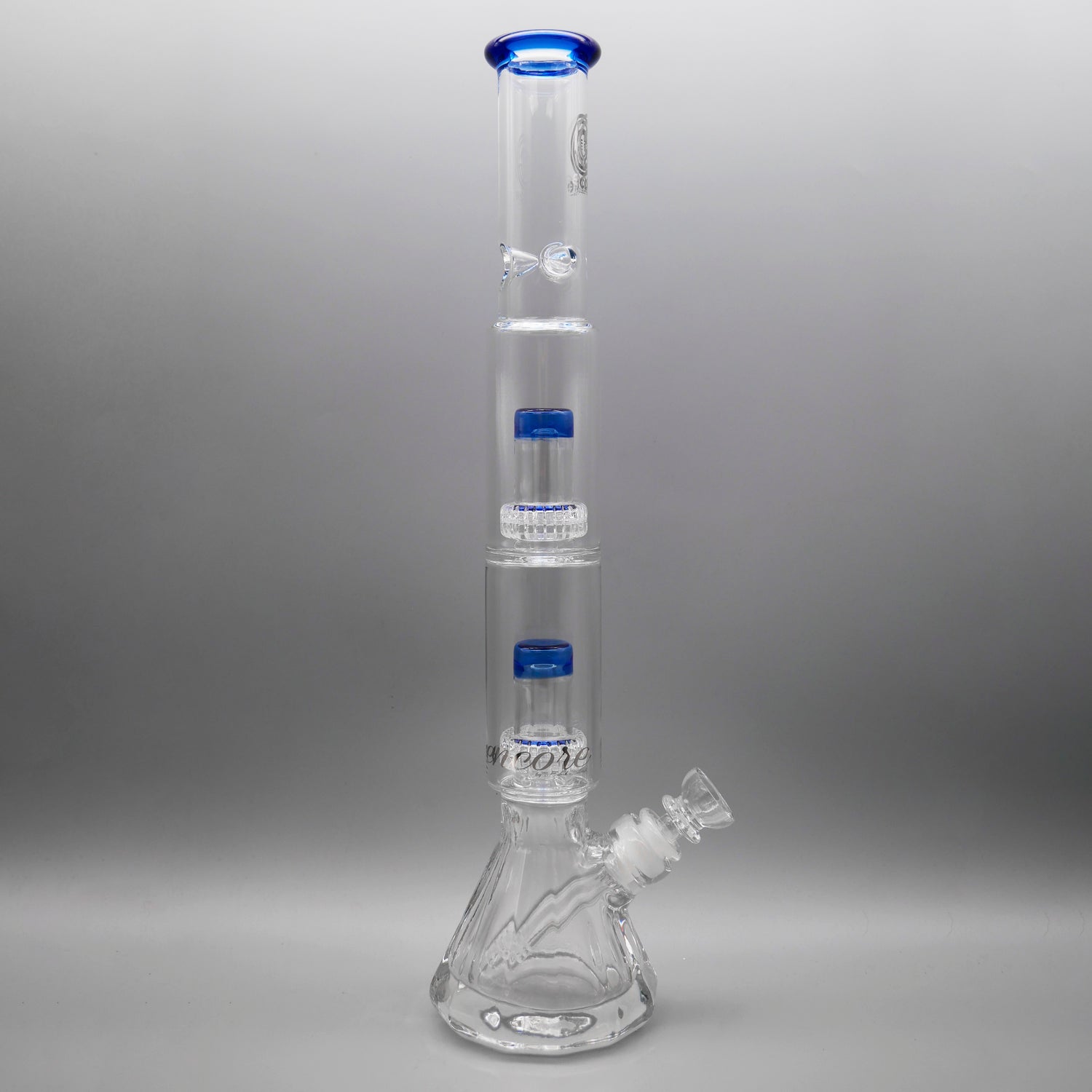 Feature Name 16.5" Encore Collection Diamond Pounder Beaker Bong w/ Double Matrix Perc