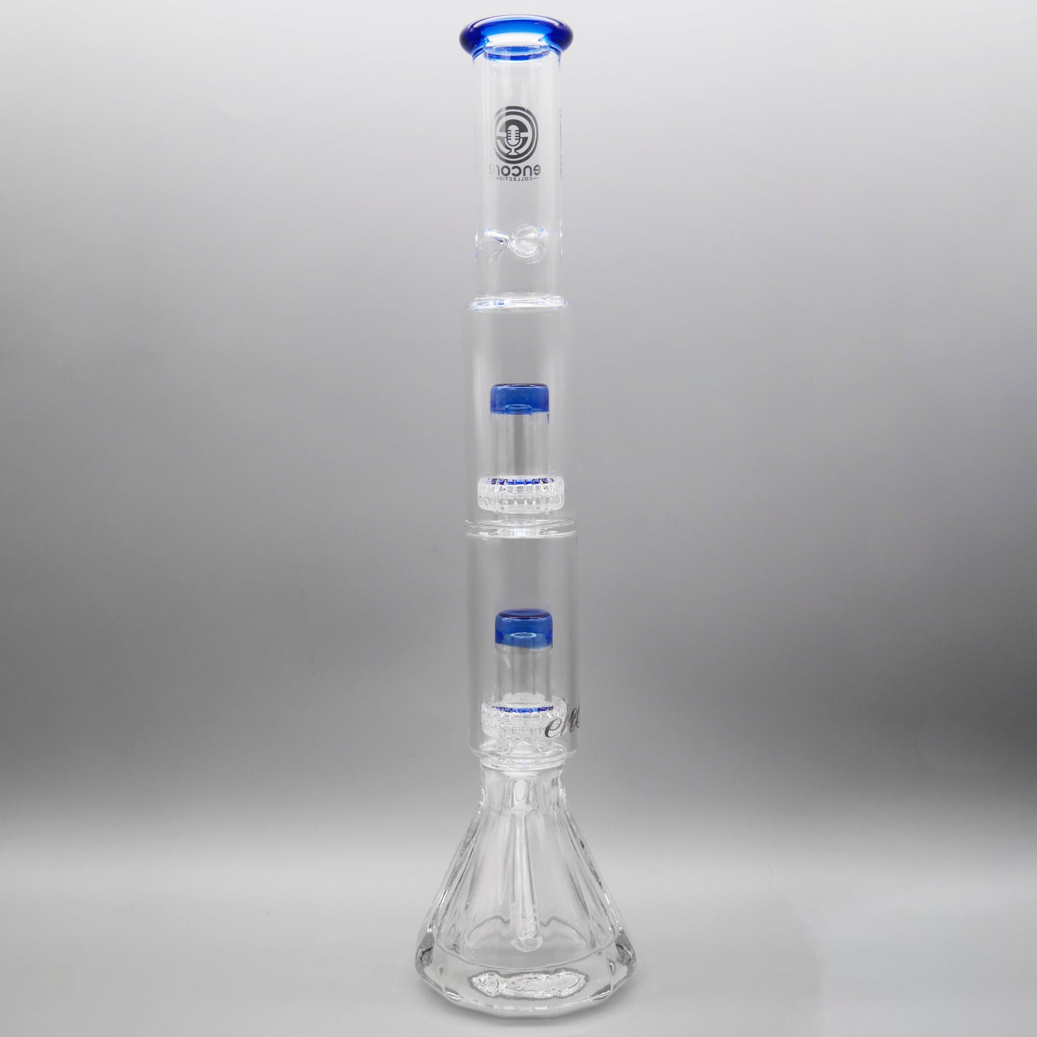 Feature Name 16.5" Encore Collection Diamond Pounder Beaker Bong w/ Double Matrix Perc
