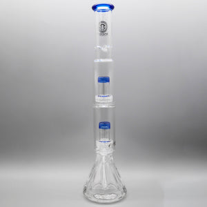 Feature Name 16.5" Encore Collection Diamond Pounder Beaker Bong w/ Double Matrix Perc