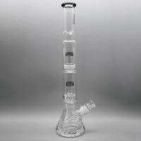 Feature Name 16.5" Encore Collection Diamond Pounder Beaker Bong w/ Double Matrix Perc