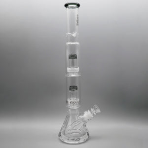 Feature Name 16.5" Encore Collection Diamond Pounder Beaker Bong w/ Double Matrix Perc