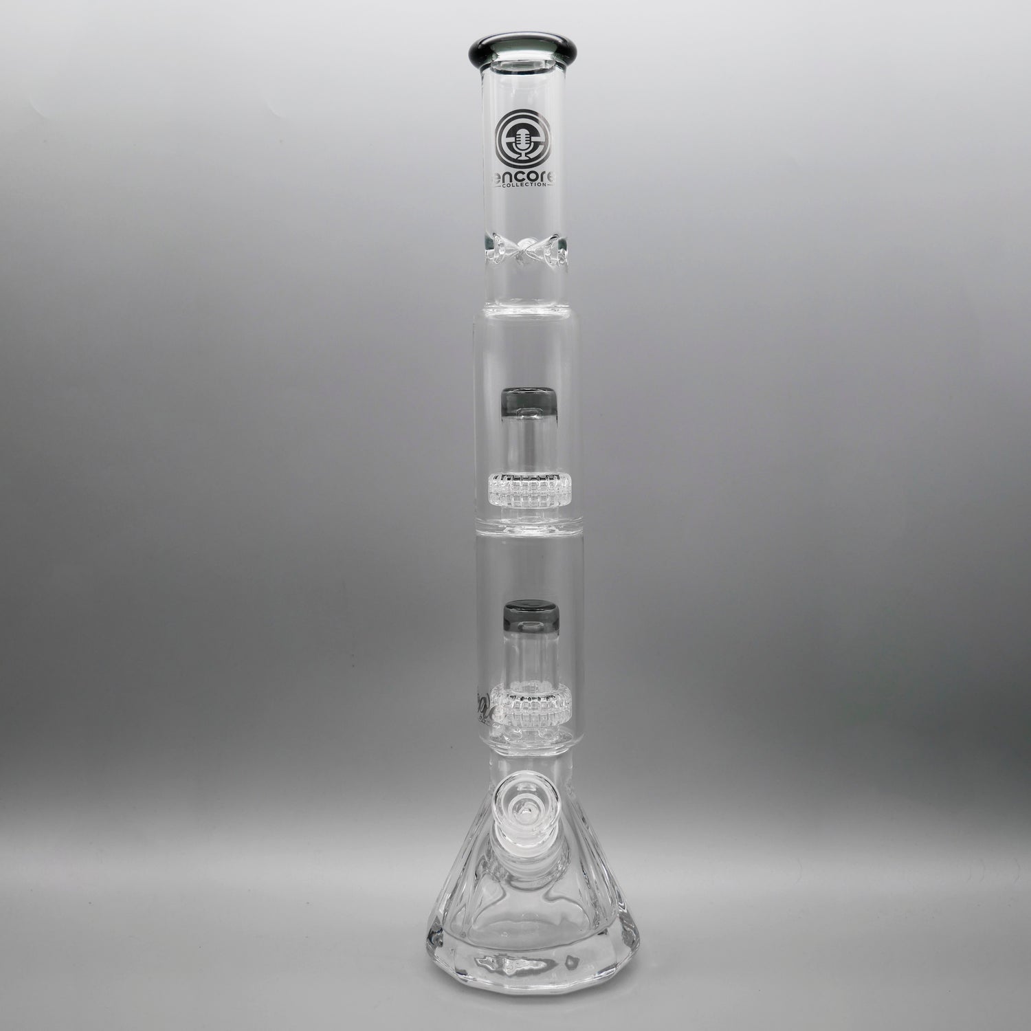 Feature Name 16.5" Encore Collection Diamond Pounder Beaker Bong w/ Double Matrix Perc