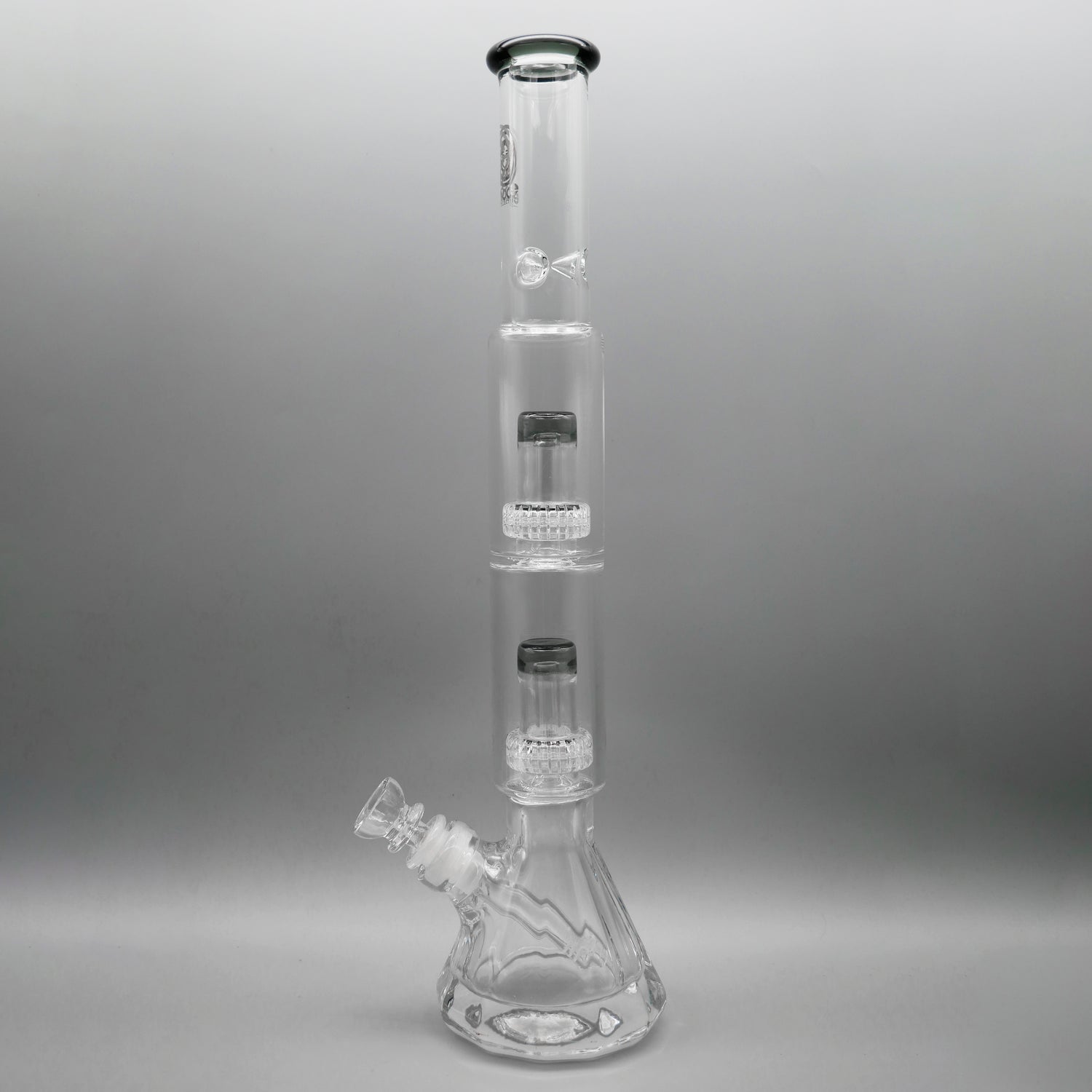 Feature Name 16.5" Encore Collection Diamond Pounder Beaker Bong w/ Double Matrix Perc