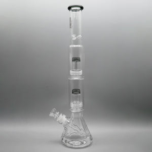 Feature Name 16.5" Encore Collection Diamond Pounder Beaker Bong w/ Double Matrix Perc