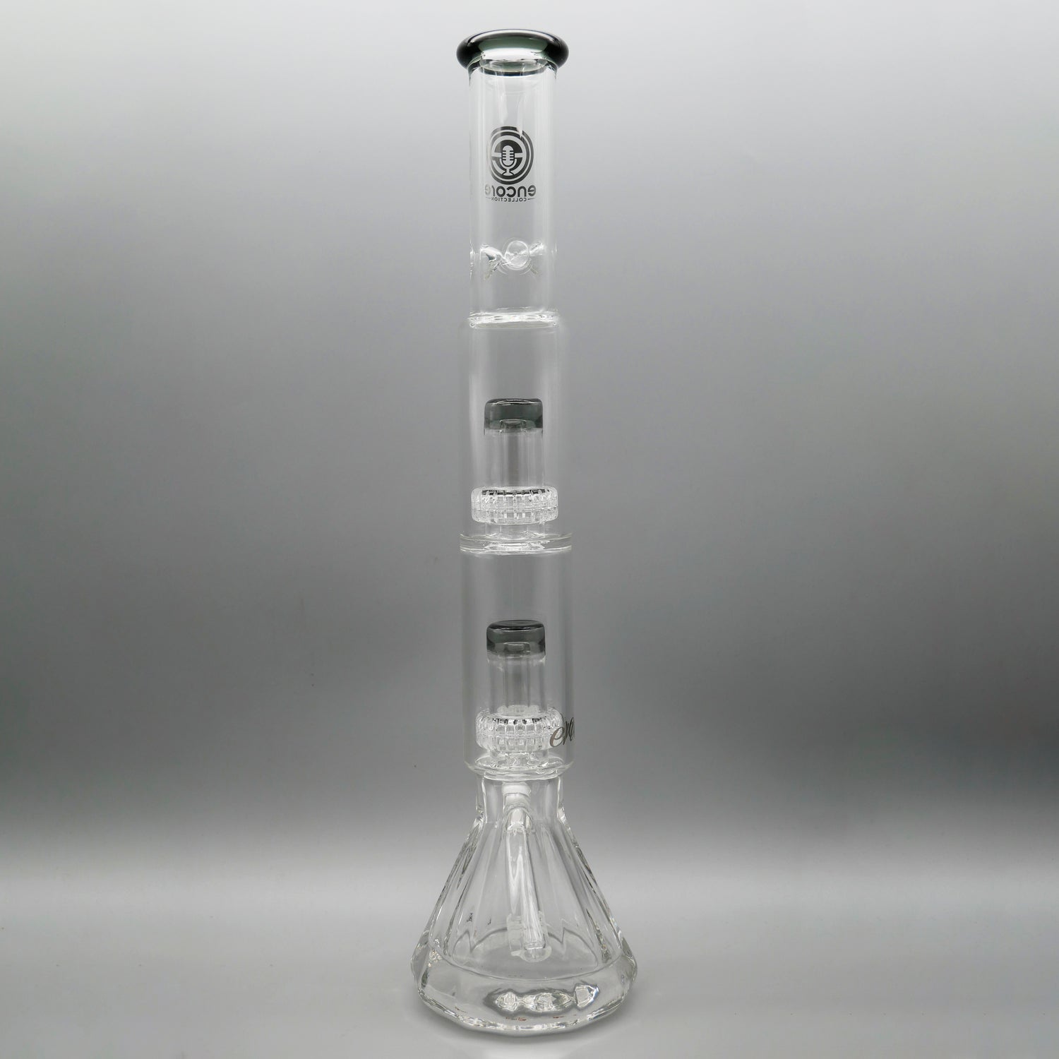 Feature Name 16.5" Encore Collection Diamond Pounder Beaker Bong w/ Double Matrix Perc