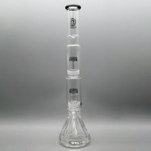 Feature Name 16.5" Encore Collection Diamond Pounder Beaker Bong w/ Double Matrix Perc