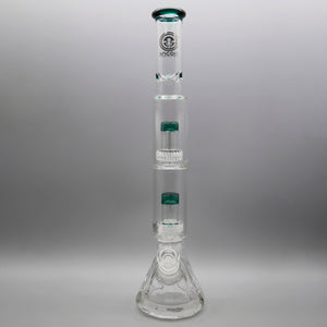 Feature Name 16.5" Encore Collection Diamond Pounder Beaker Bong w/ Double Matrix Perc