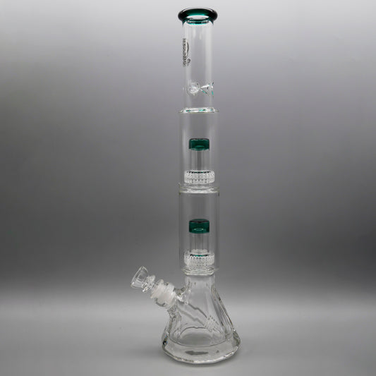 Feature Name 16.5" Encore Collection Diamond Pounder Beaker Bong w/ Double Matrix Perc