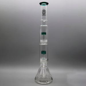 Feature Name 16.5" Encore Collection Diamond Pounder Beaker Bong w/ Double Matrix Perc