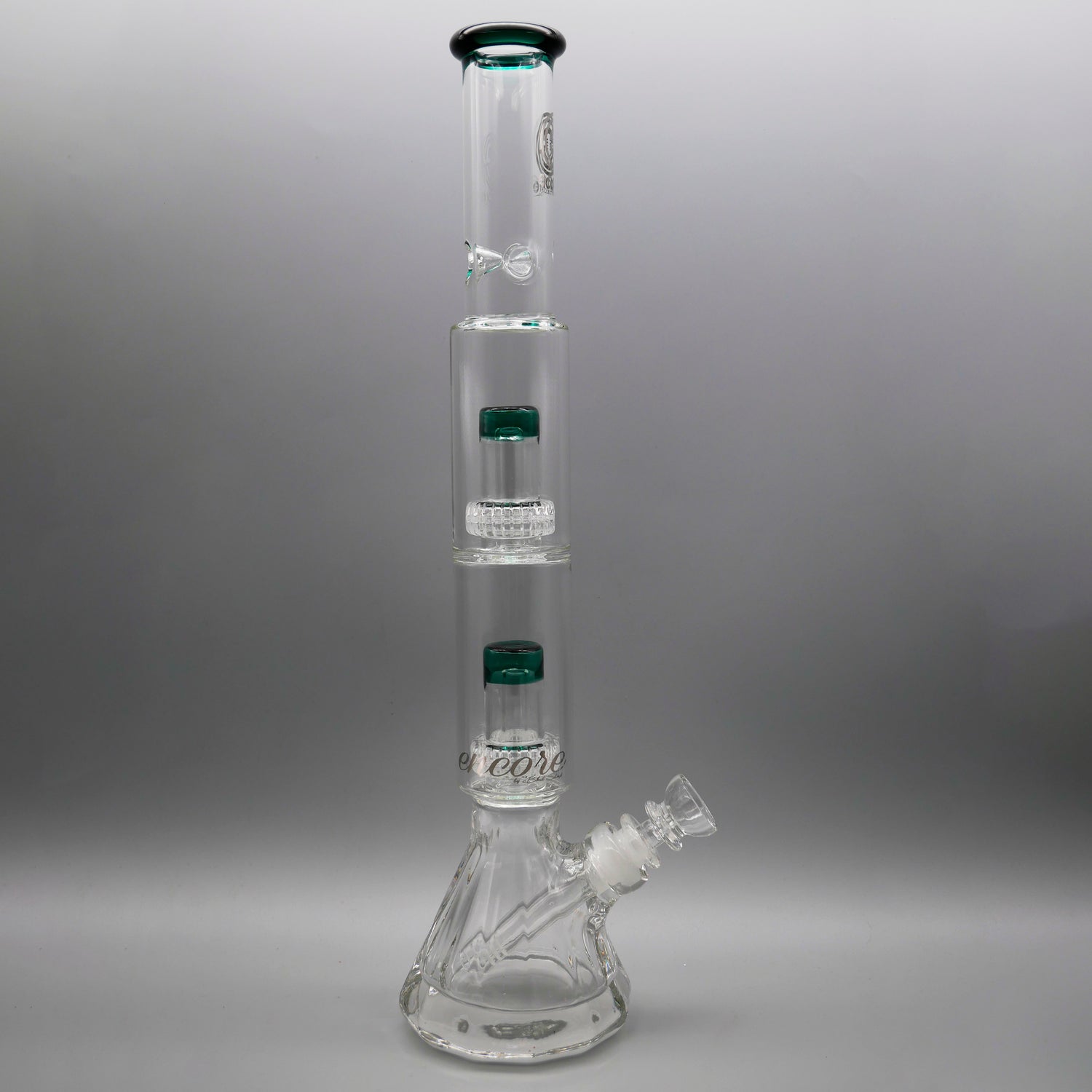 Feature Name 16.5" Encore Collection Diamond Pounder Beaker Bong w/ Double Matrix Perc