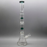Feature Name 16.5" Encore Collection Diamond Pounder Beaker Bong w/ Double Matrix Perc