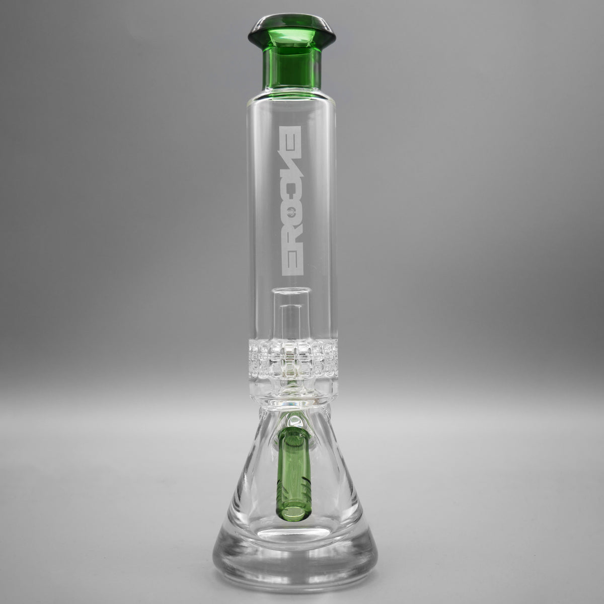 9" Encore Collection Double Chamber Ratchet Perc Quarter Pounder Bong